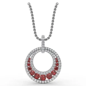 Clearance Fana Always and Forever Ruby Pendant