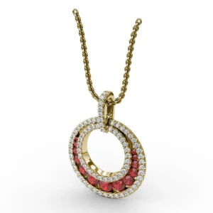 Clearance Fana Always and Forever Ruby Pendant