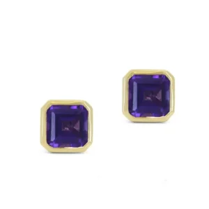 Discount Kelley Collection Amethyst Stud Earrings