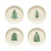 Hot Casafina Living Appetizer Plate Christmas Tree - Set of 4