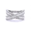 Clearance Kelley Collection Baguette & Round Crisscross Ring