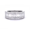 Online Kelley Collection Baguette & Round Diamond Band