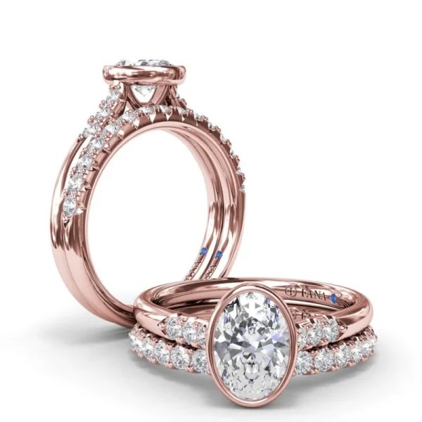 Online Fana Beautiful Bezel Set Engagement Ring