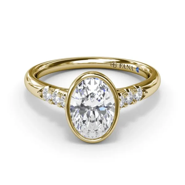 Online Fana Beautiful Bezel Set Engagement Ring