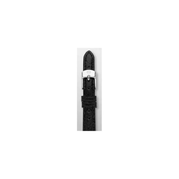 Discount MICHELE WATCH Black Alligator Strap