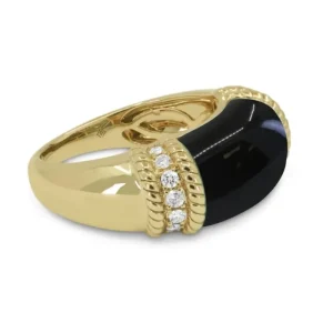 Best Kelley Collection Black Onyx & Diamond Ring