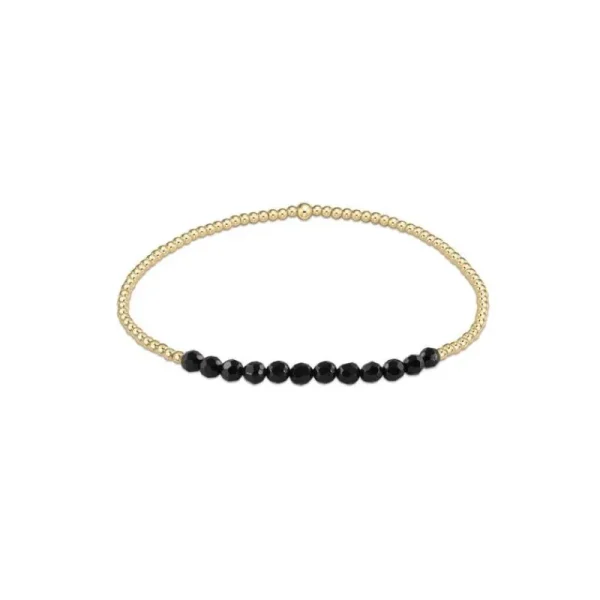 Outlet ENewton Design Bliss 2 mm Bead Bracelet-Faceted Onyx