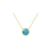 Clearance Shy Creation Blue Topaz & Diamond Pendant