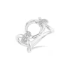 Fashion Kelley Collection Bold Open Link Diamond Ring