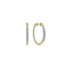 Outlet Gabriel & Co Bujukan Diamond Hoop Earrings