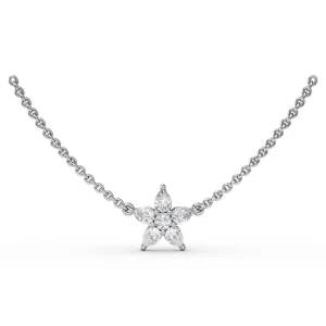 Clearance Fana Catalina Diamond Star Necklace