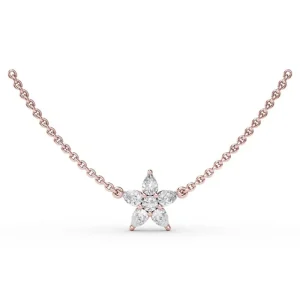 Clearance Fana Catalina Diamond Star Necklace