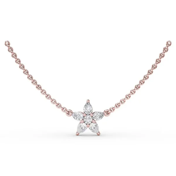 Clearance Fana Catalina Diamond Star Necklace