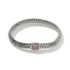 Clearance John Hardy Classic Chain Reversible Icon Bracelet - Pink Tourmaline