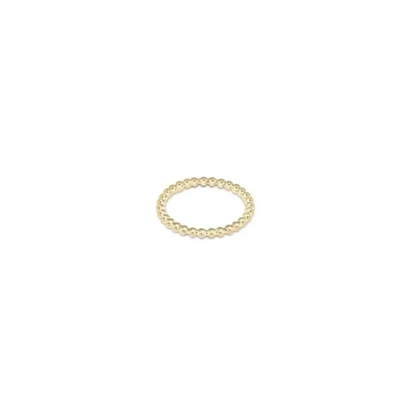 New ENewton Design Classic Gold Bead Ring- 2mm