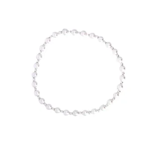 Online ENewton Design Classic Grateful Pattern Sterling 4 mm Bead Bracelet-Pearl