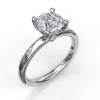 Fashion Fana Classic Round Cut Solitaire Engagement Ring