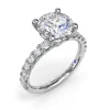 New Fana Classic Round Diamond Engagement Ring