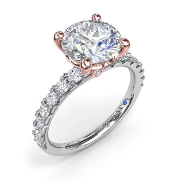 New Fana Classic Round Diamond Engagement Ring