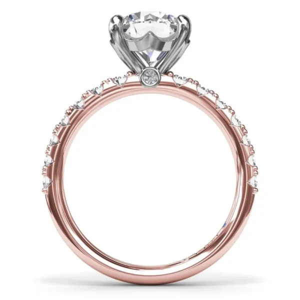 New Fana Classic Round Diamond Engagement Ring