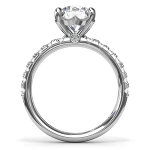 New Fana Classic Round Diamond Engagement Ring