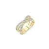 Clearance Shy Creation Crisscross Diamond Ring