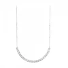 Online Kelley Collection Curved Diamond Necklace