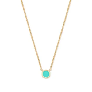 New Kendra Scott Davie Pendant in Chrysoprase