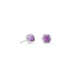 Online Kendra Scott Davie Studs in Amethyst