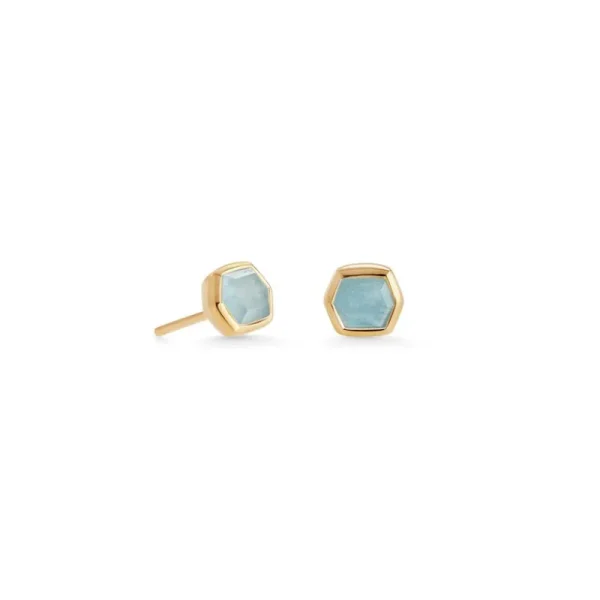 Best Kendra Scott Davie Studs in Aquamarine