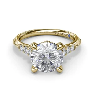 Sale Fana Delicate Knife-Edge Diamond Engagement Ring