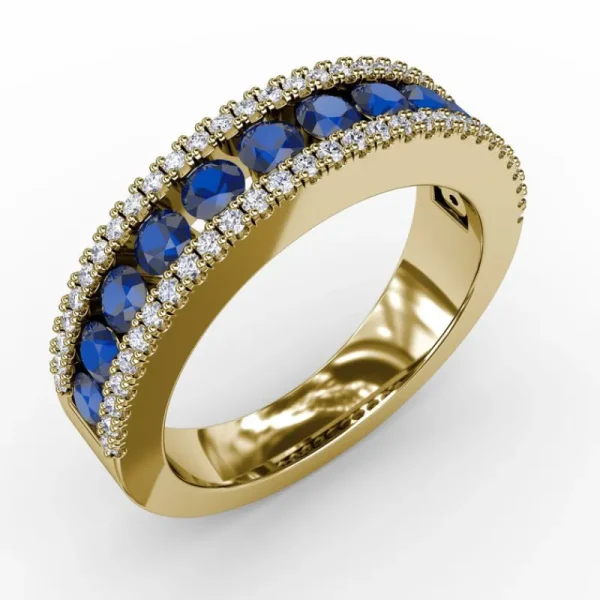 Clearance Fana Destined To Be Sapphire and Diamond Ring