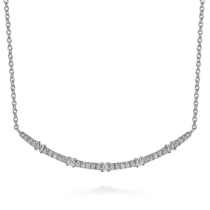 Online Gabriel & Co Diamond Bar Necklace