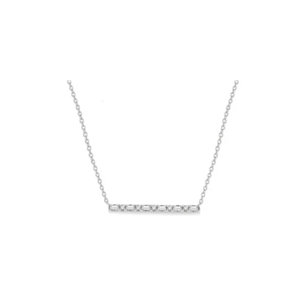 Fashion Kelley Collection Diamond Bar Necklace