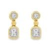 Discount Kelley Collection Diamond Bezel Earrings