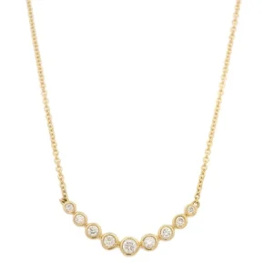 Sale Kelley Collection Diamond Bezel Necklace