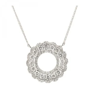 Online Kelley Collection Diamond Circle Necklace