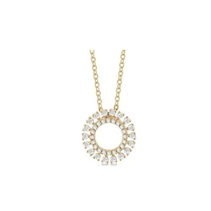 Outlet Kelley Collection Diamond Circle Pendant