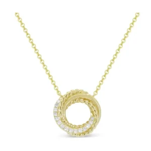 New Kelley Collection Diamond Circle Pendant