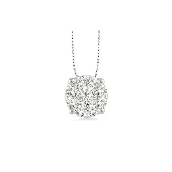 Best Kelley Collection Diamond Cluster Pendant