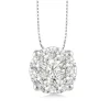 Online Kelley Collection Diamond Cluster Pendant