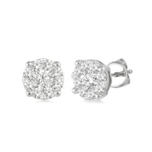 Outlet Kelley Collection Diamond Cluster Studs