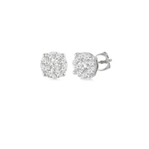 Best Kelley Collection Diamond Cluster Studs