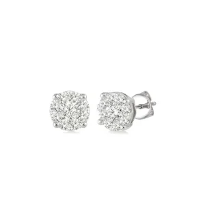 Outlet Kelley Collection Diamond Cluster Studs