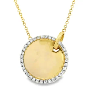 Best Kelley Collection Diamond Disc Pendant