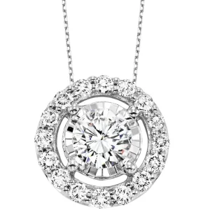 Outlet Kelley Collection Diamond Halo Pendant