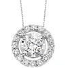 Discount Kelley Collection Diamond Halo Pendant