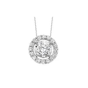 Best Kelley Collection Diamond Halo Pendant