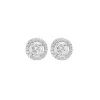 Best Kelley Collection Diamond Halo Studs