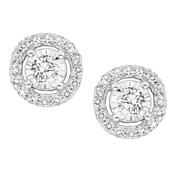 Sale Kelley Collection Diamond Halo Studs